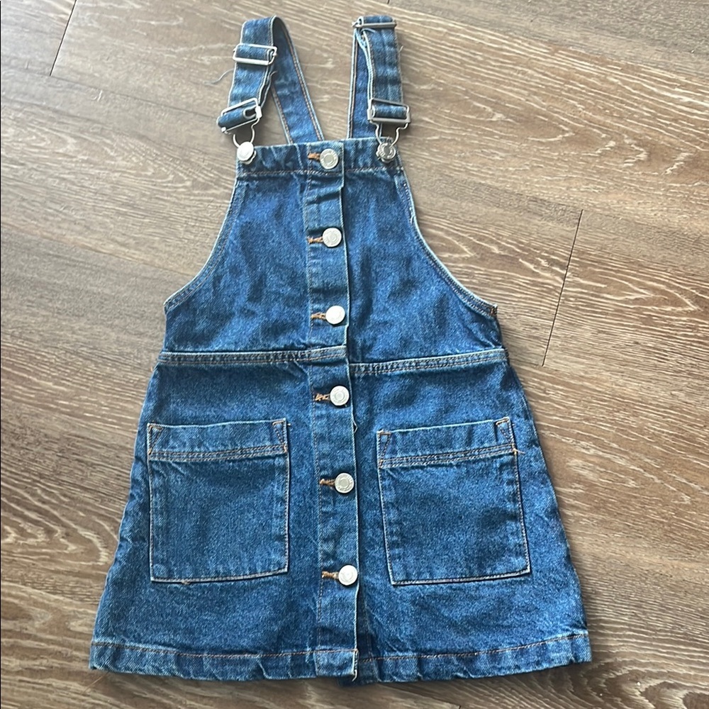 Zara Blue Denim Overalls with Adjustable Straps